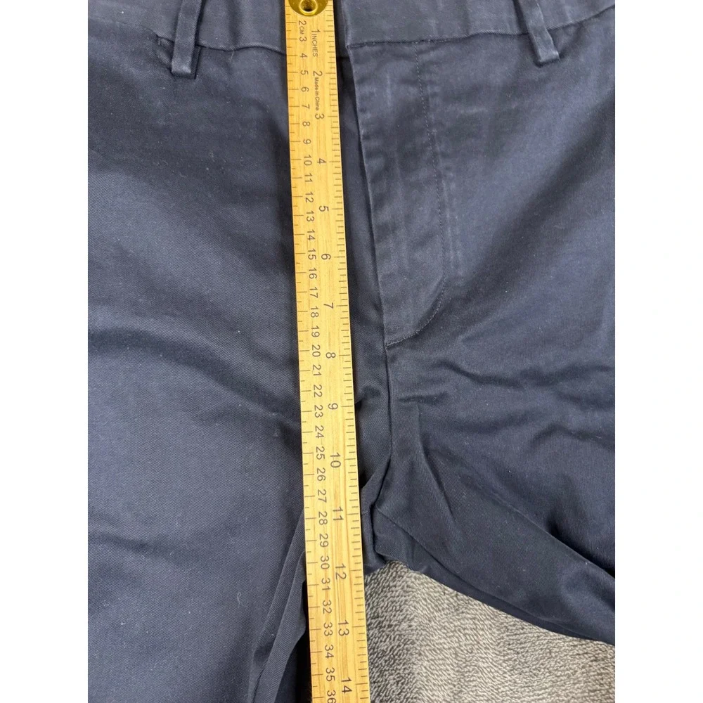 Banana Republic Chino Mens 36x30 Navy Fulton Tailoring+ Rapid Movement Stretch